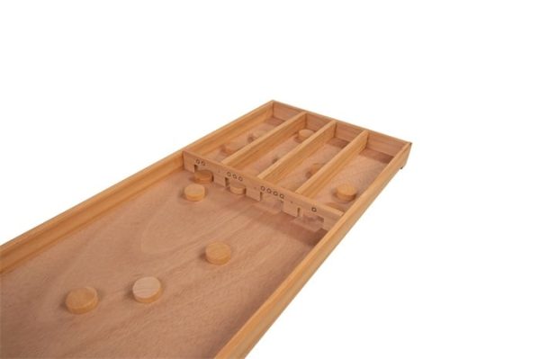 Sjoelbak klein (120x35x29.5cm) met 20 schijven - Afbeelding 2
