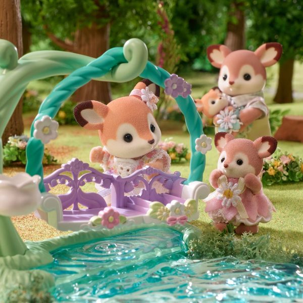 Sylvanian Families - Baby hertjes - Bloemenschommel - Afbeelding 3