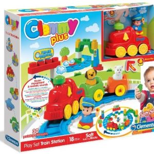 Clemmy trein station met geluid 35stuks