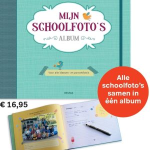Mijn schoolfoto’s album (rood)