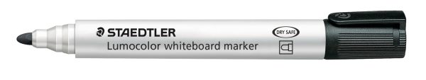 Lumocolor Whiteboardmarker 2mm/ronde punt - zwart - Afbeelding 2