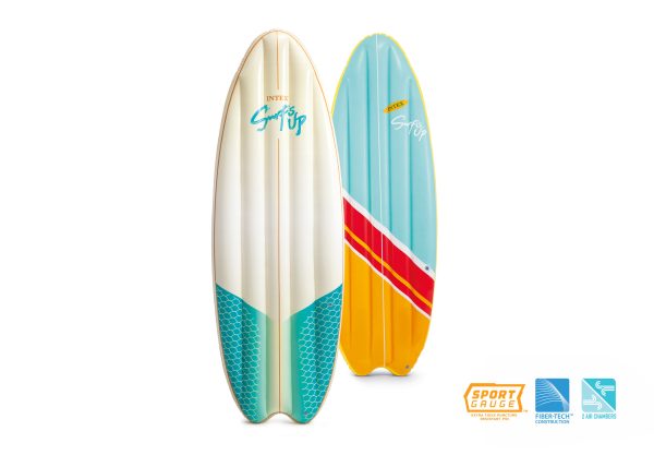Luchtmatras (178x69x12cm) - SURF'S UP - 1 exemplaar - Afbeelding 2