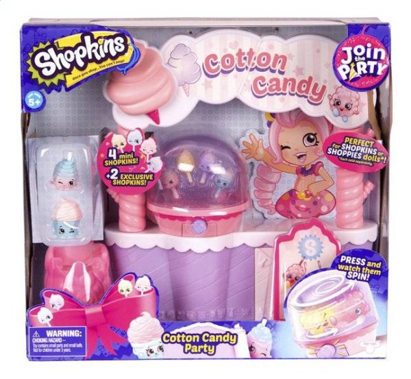 Shopkins - Party koffer (Cotton Candy Party)