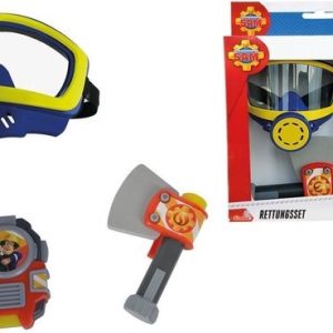 Brandweerman Sam – Zuurstofmasker, bijl en walkie talkie