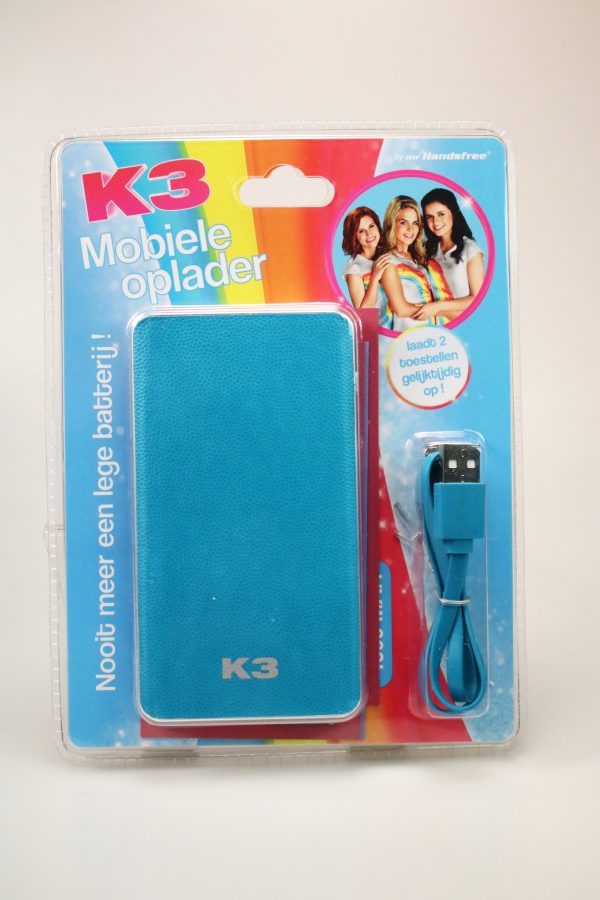 Powerbank K3 blauw