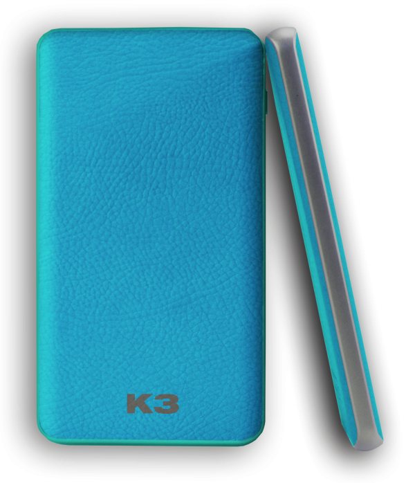 Powerbank K3 blauw - Afbeelding 2