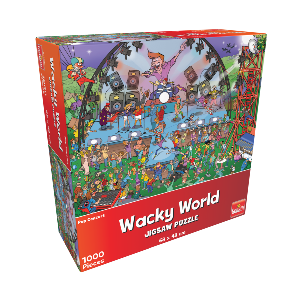 Puzzel (1000stuks) - Wacky World - Pop Concert