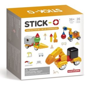 Stick-O – Magnetisch Constructie Speelgoed (26stuks)