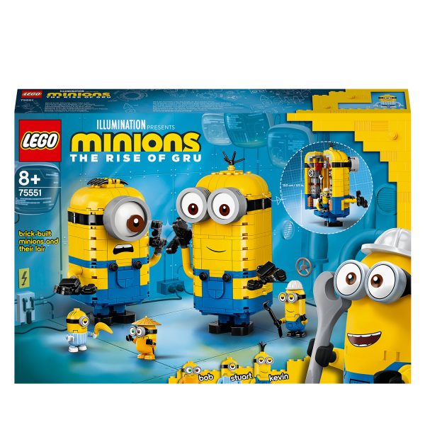 LEGO Minion Minions-figuren van stenen en hun schuilplaats - 75551