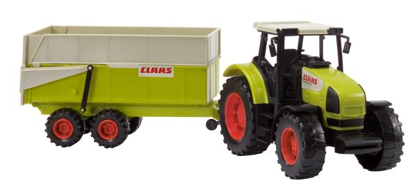 Tractor Claas met aanhangwagen - 57cm - Afbeelding 4