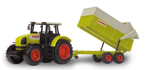 Tractor Claas met aanhangwagen - 57cm - Afbeelding 5