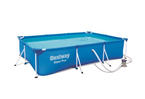 Bestway Steel Pro Frame Deluxe Splash (300x201x66cm) met filterpomp