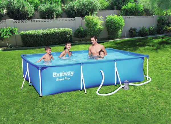 Bestway Steel Pro Frame Deluxe Splash (300x201x66cm) met filterpomp - Afbeelding 5