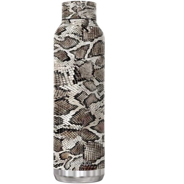 Quokka Stainless Steel Bottle SOLID 630ml - Snake Print