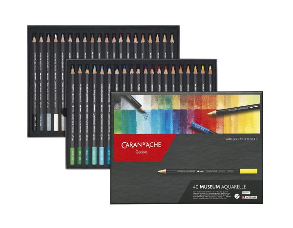 Caran d'Ache Potloden Artist Museum Aquarel - 40stuks in karton etui - Afbeelding 4