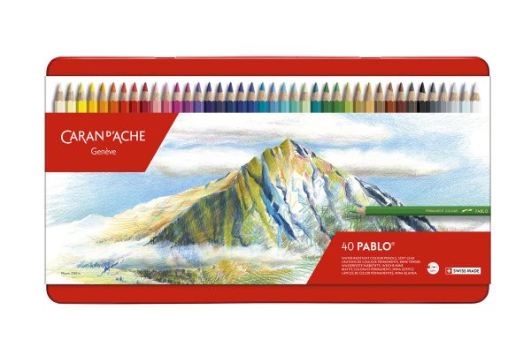 Caran d'Ache Kleurpotloden Pablo - 40stuks in metalen doos
