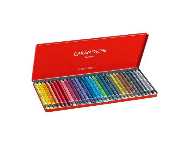Caran d'Ache Waskrijt "Neocolor II" - 30stuks in metalen doos - Afbeelding 2