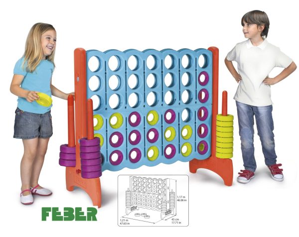 Mega Vier op 'n rij 122x57x117cm