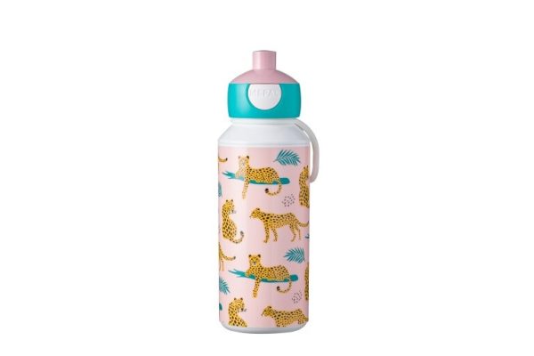 Drinkfles campus pop-up 400ml - Leopard