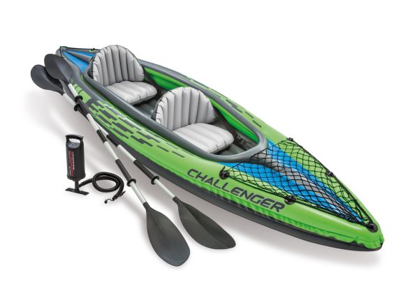 Kayak set CHALLENGER K2 (351x76x38cm) - groen