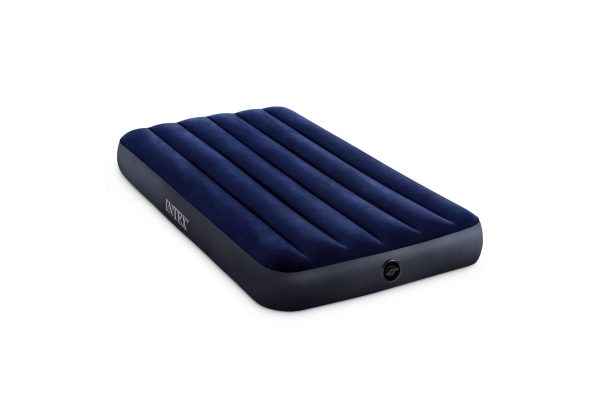 Intex Dura-beam Standard luchtbed (99 x 191 x 25cm) - nachtblauw