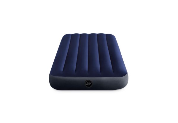 Intex Dura-beam Standard luchtbed (99 x 191 x 25cm) - nachtblauw - Afbeelding 2