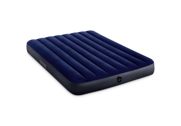 Intex Dura-beam Standard luchtbed (137 x 191 x 25cm) - nachtblauw