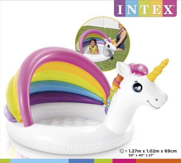 Intex Opblaaszwembad Unicorn (127 x 102 x 69cm) - Afbeelding 3