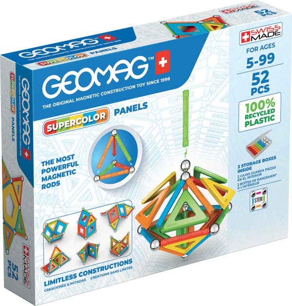 Geomag Supercolor Recycled - 52stuks
