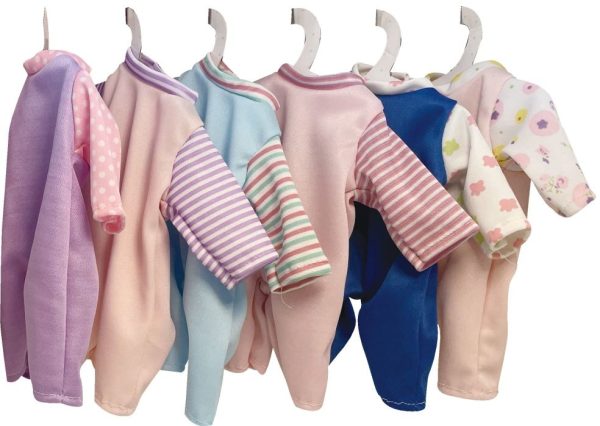 Bambolina Amore Babypop (30cm) met 6-delige kledingset - Afbeelding 3