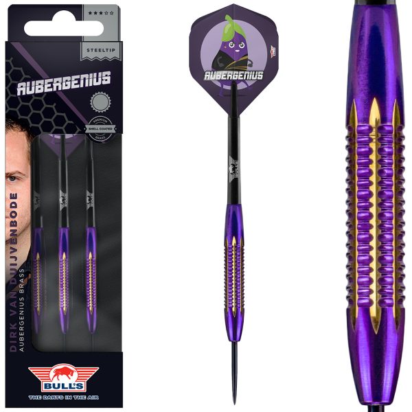 Bull's Player Shell Coated Brass 21 gr Steeltip Kim Huybrechts - Afbeelding 5