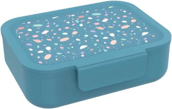 Lunch Buddies - Brooddoos Tastebox TERRAZZO BLUE