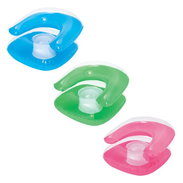 Kinderstoel (opblaasbaar) - transparant - 1 exemplaar
