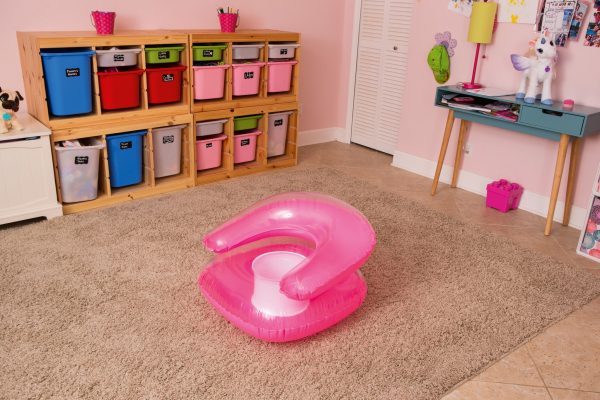 Kinderstoel (opblaasbaar) - transparant - 1 exemplaar - Afbeelding 2