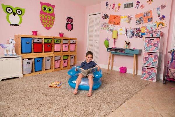 Kinderstoel (opblaasbaar) - transparant - 1 exemplaar - Afbeelding 6