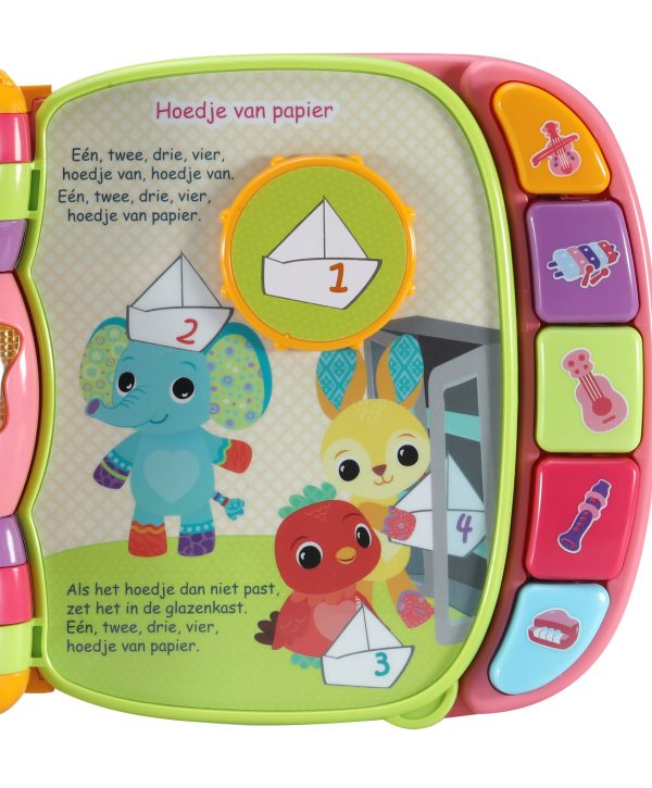 VTech Baby - Dierenvriendjes Liedjesboek (roze) - Afbeelding 2