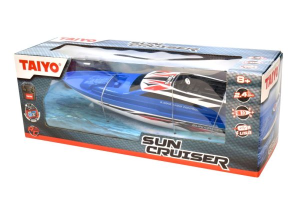 R/C Sun Cruiser (speedboot) - 34cm (assorti) - 1 exemplaar