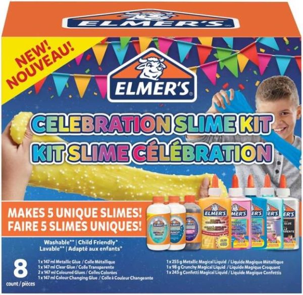 Elmer's "Celebration Slime" Kit - 8-delig