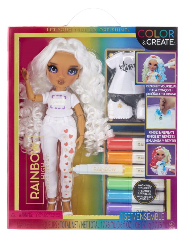 Rainbow High Color & Create Fashion Doll - Blue Eyes - Afbeelding 2