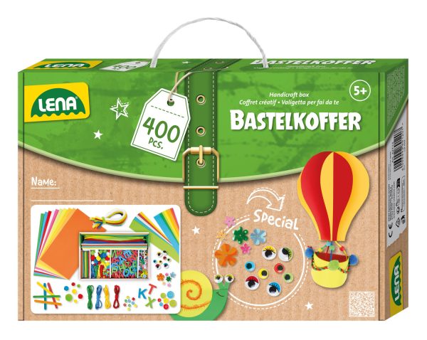 Creatief Knutselkoffer (groen) - 400stuks - Afbeelding 2