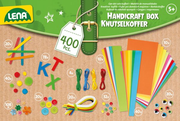 Creatief Knutselkoffer (groen) - 400stuks - Afbeelding 3
