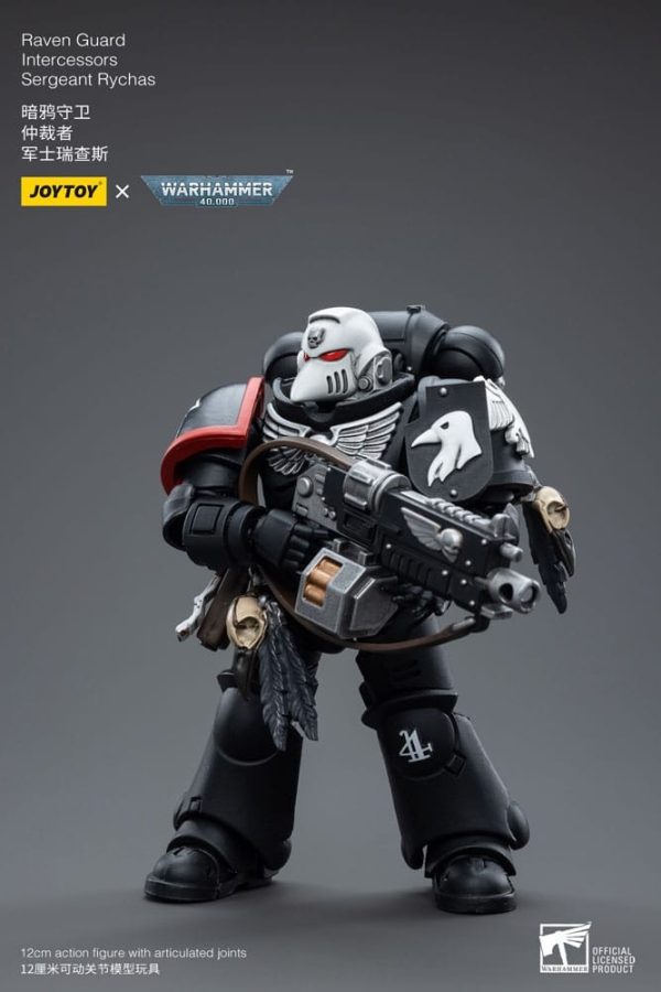Warhammer 40K - Raven Guard Intercessors Sergeant Rychas (12cm) - Afbeelding 3