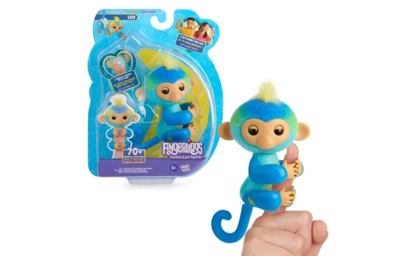 Fingerlings 2.0 Basic - Aapje Leo (blauw)