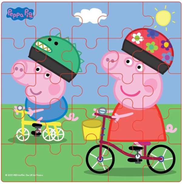 Peppa Pig - Puzzel in koffer - Afbeelding 2