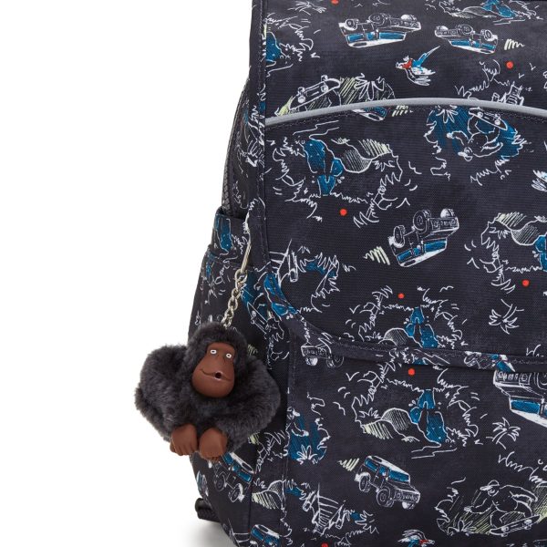 Kipling Rugzak Codie M - Jungle Fun Race - Afbeelding 4