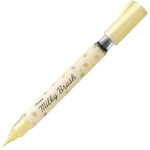 Pentel Milky Brush pen – Pastel Geel
