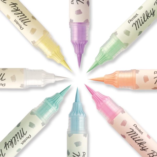 Pentel Milky Brush pen - Pastel Groen - Afbeelding 3