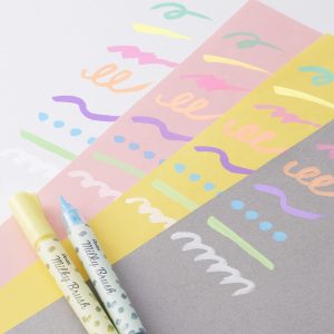 Pentel Milky Brush pen – Pastel Blauw