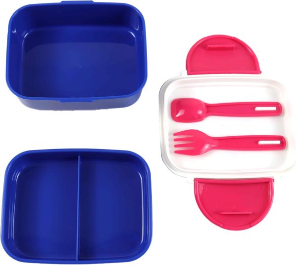 Minecraft - Bento Lunchbox (met bestek) Axolotl - Afbeelding 2
