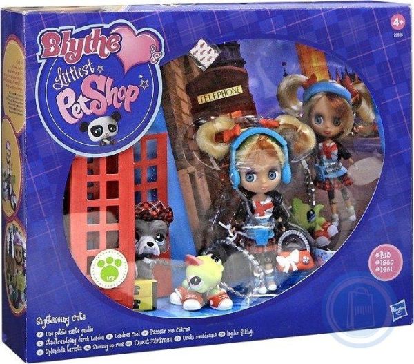 Blythe pop met 2 dieren